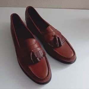 Bostonian for Robert Shiffler| Mens Brown Leather Loafer sz 11 Academia